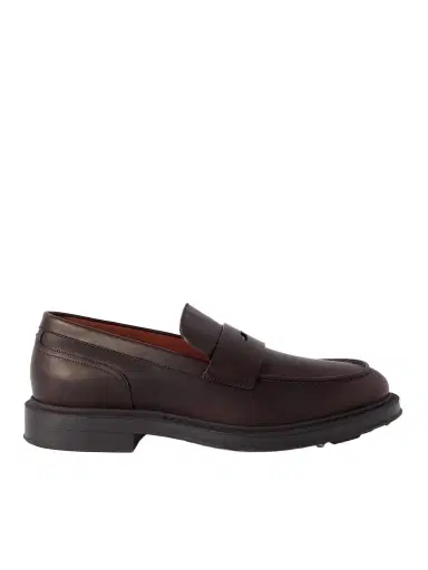 Loro Piana Travis Leather Penny Loafers - Men | Thumbnail 1 Loro Piana Travis Leather Penny Loafers - Men | Thumbnail 1