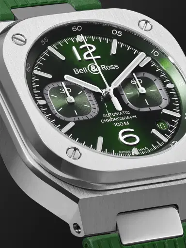 Bell & Ross BR 05 Automatic Chronograph Stainless Steel Watch, Ref. BR05C-GN-ST/SRB - Men | Thumbnail 6 Bell & Ross BR 05 Automatic Chronograph Stainless Steel Watch, Ref. BR05C-GN-ST/SRB - Men | Thumbnail 6