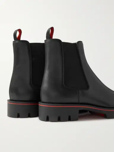 Christian Louboutin Alpinosol Leather Chelsea Boots - Men | Thumbnail 5 Christian Louboutin Alpinosol Leather Chelsea Boots - Men | Thumbnail 5