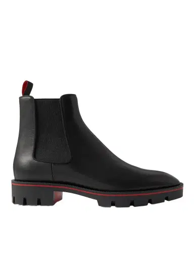Christian Louboutin Alpinosol Leather Chelsea Boots - Men | Thumbnail 1 Christian Louboutin Alpinosol Leather Chelsea Boots - Men | Thumbnail 1