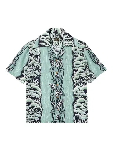 KAPITAL Camp-Collar Printed Cupro and Silk-Blend Shirt - Men | Thumbnail 1