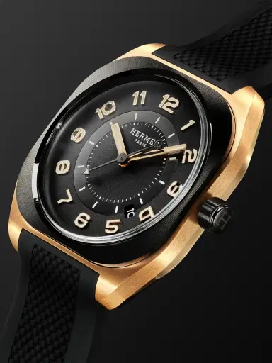 Hermès Timepieces H08 Automatic DLC-Coated Titanium and Rose Gold Watch, Ref. 060124WW00 - Men | Thumbnail 4 Hermès Timepieces H08 Automatic DLC-Coated Titanium and Rose Gold Watch, Ref. 060124WW00 - Men | Thumbnail 4