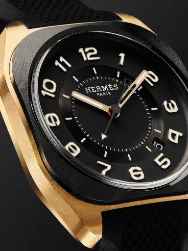 Hermès Timepieces H08 Automatic DLC-Coated Titanium and Rose Gold Watch, Ref. 060124WW00 - Men | Thumbnail 6 Hermès Timepieces H08 Automatic DLC-Coated Titanium and Rose Gold Watch, Ref. 060124WW00 - Men | Thumbnail 6