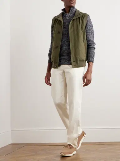 Loro Piana Fancy Cashmere Half-Zip Sweater - Men | Thumbnail 2 Loro Piana Fancy Cashmere Half-Zip Sweater - Men | Thumbnail 2