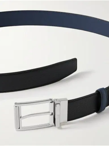 dunhill 3.5cm Reversible Full-Grain Leather Belt - Men | Thumbnail 2 dunhill 3.5cm Reversible Full-Grain Leather Belt - Men | Thumbnail 2