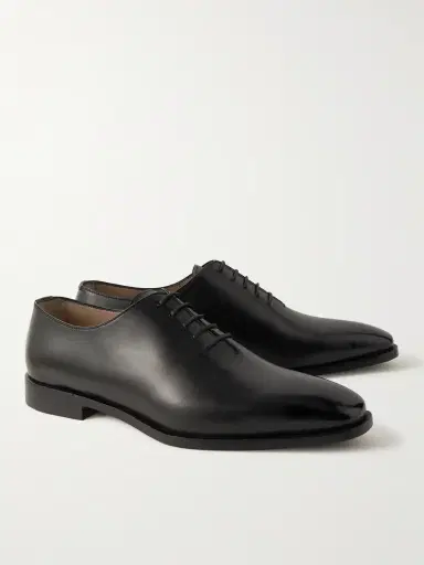 Manolo Blahnik Snowdon Whole-Cut Glossed-Leather Oxford Shoes - Men | Thumbnail 4 Manolo Blahnik Snowdon Whole-Cut Glossed-Leather Oxford Shoes - Men | Thumbnail 4