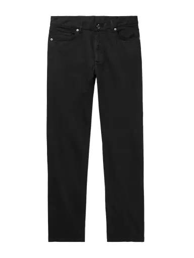 Zegna Slim-Fit Brushed Cotton-Blend Trousers - Men | Thumbnail 1