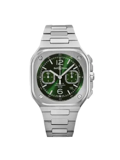 Bell & Ross BR 05 Automatic Chronograph Stainless Steel Watch, Ref. BR05C-GN-ST/SST - Men | Thumbnail 1 Bell & Ross BR 05 Automatic Chronograph Stainless Steel Watch, Ref. BR05C-GN-ST/SST - Men | Thumbnail 1