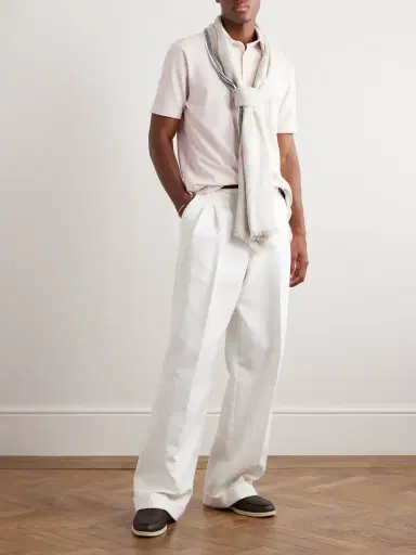 Loro Piana Cotton-Piqué Polo Shirt - Men | Thumbnail 2 Loro Piana Cotton-Piqué Polo Shirt - Men | Thumbnail 2