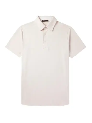 Loro Piana Cotton-Piqué Polo Shirt - Men | Thumbnail 1 Loro Piana Cotton-Piqué Polo Shirt - Men | Thumbnail 1