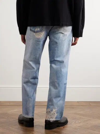 Our Legacy Third Cut Straight-Leg Printed Jeans - Men | Thumbnail 3 Our Legacy Third Cut Straight-Leg Printed Jeans - Men | Thumbnail 3