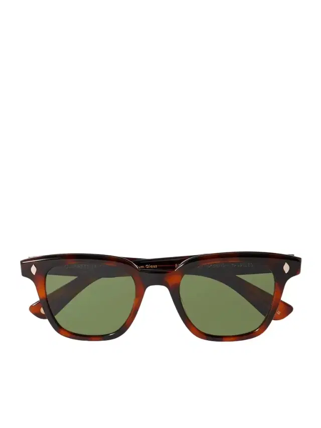 Garrett Leight California Optical Broadway D-Frame Tortoiseshell Acetate Sunglasses - Men