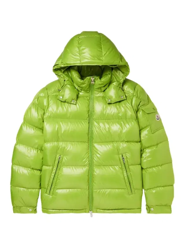 Maya Logo-Appliquéd Quilted Glossed-Shell Hooded Down Jacket - Men Maya Logo-Appliquéd Quilted Glossed-Shell Hooded Down Jacket - Men