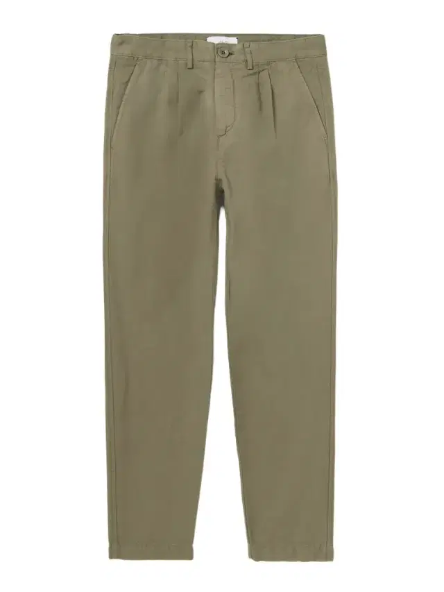 Straight-Leg Pleated Garment-Dyed Cotton and Linen-Blend Trousers - Men