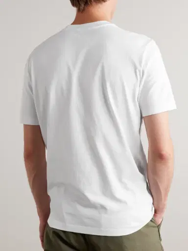 Moncler Slim-Fit Logo-Print Cotton-Jersey T-Shirt - Men | Thumbnail 3 Moncler Slim-Fit Logo-Print Cotton-Jersey T-Shirt - Men | Thumbnail 3