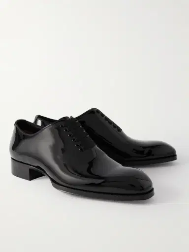 Tom Ford Elkan Whole-Cut Patent-Leather Oxford Shoes - Men | Thumbnail 4 Tom Ford Elkan Whole-Cut Patent-Leather Oxford Shoes - Men | Thumbnail 4