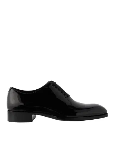 Tom Ford Elkan Whole-Cut Patent-Leather Oxford Shoes - Men | Thumbnail 1 Tom Ford Elkan Whole-Cut Patent-Leather Oxford Shoes - Men | Thumbnail 1