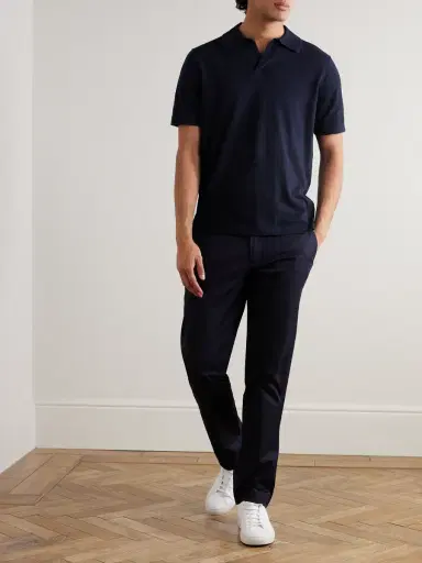 NN07 Ryan 6311 Cotton and Linen-Blend Polo Shirt - Men | Thumbnail 2