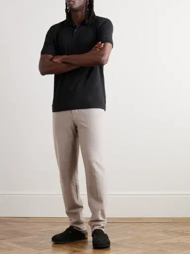 James Perse Cotton-Jersey Polo Shirt - Men | Thumbnail 2 James Perse Cotton-Jersey Polo Shirt - Men | Thumbnail 2