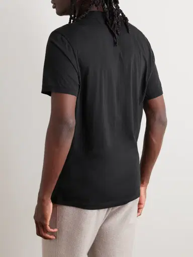 James Perse Cotton-Jersey Polo Shirt - Men | Thumbnail 3