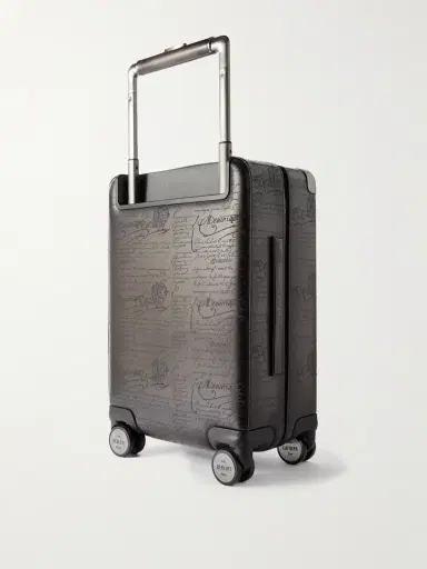 Berluti Formula 1005 Scritto Venezia Leather Suitcase - Men | Thumbnail 3 Berluti Formula 1005 Scritto Venezia Leather Suitcase - Men | Thumbnail 3