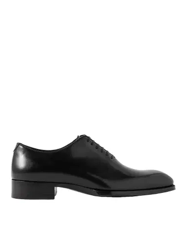 Tom Ford Elkan Whole-Cut Glossed-Leather Oxford Shoes - Men | Thumbnail 1 Tom Ford Elkan Whole-Cut Glossed-Leather Oxford Shoes - Men | Thumbnail 1