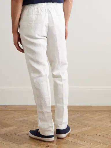 Orlebar Brown Cornell Straight-Leg Washed Linen Trousers - Men | Thumbnail 4 Orlebar Brown Cornell Straight-Leg Washed Linen Trousers - Men | Thumbnail 4