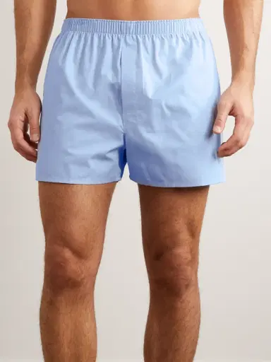 Sunspel Cotton Boxer Shorts - Men | Thumbnail 2
