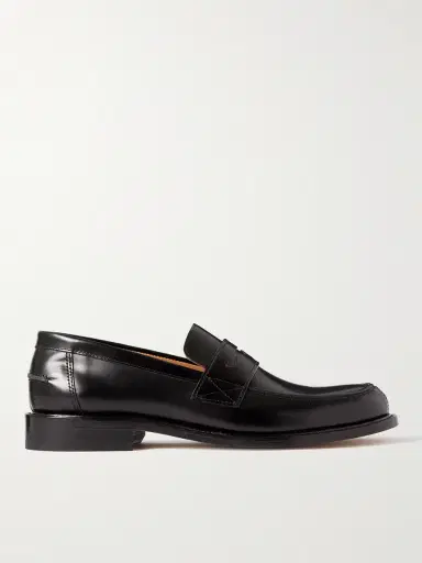 MR P. Scott Polished-Leather Penny Loafers - Men | Thumbnail 7