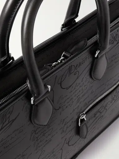 Berluti Un Jour Mini Scritto Leather Briefcase - Men | Thumbnail 4 Berluti Un Jour Mini Scritto Leather Briefcase - Men | Thumbnail 4