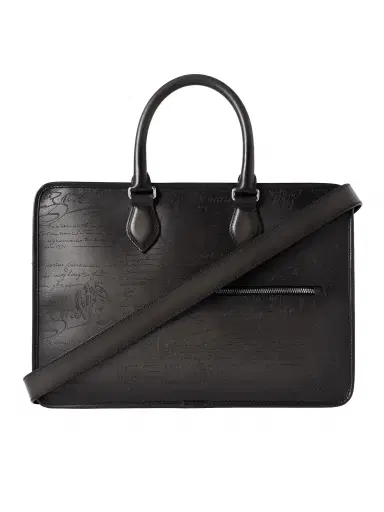 Berluti Un Jour Mini Scritto Leather Briefcase - Men | Thumbnail 1 Berluti Un Jour Mini Scritto Leather Briefcase - Men | Thumbnail 1