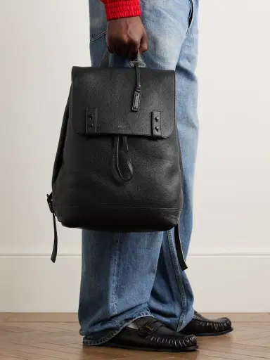 Saint Laurent Full-Grain Leather Backpack - Men | Thumbnail 6 Saint Laurent Full-Grain Leather Backpack - Men | Thumbnail 6