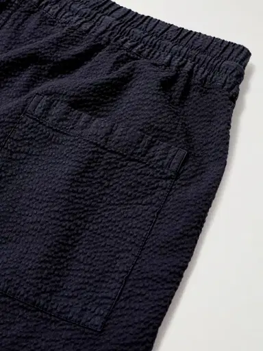 Portuguese Flannel Atlantico Straight-Leg Cotton-Seersucker Drawstring Shorts - Men | Thumbnail 5 Portuguese Flannel Atlantico Straight-Leg Cotton-Seersucker Drawstring Shorts - Men | Thumbnail 5