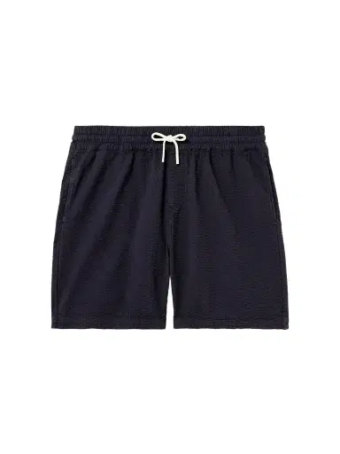 Portuguese Flannel Atlantico Straight-Leg Cotton-Seersucker Drawstring Shorts - Men | Thumbnail 1 Portuguese Flannel Atlantico Straight-Leg Cotton-Seersucker Drawstring Shorts - Men | Thumbnail 1