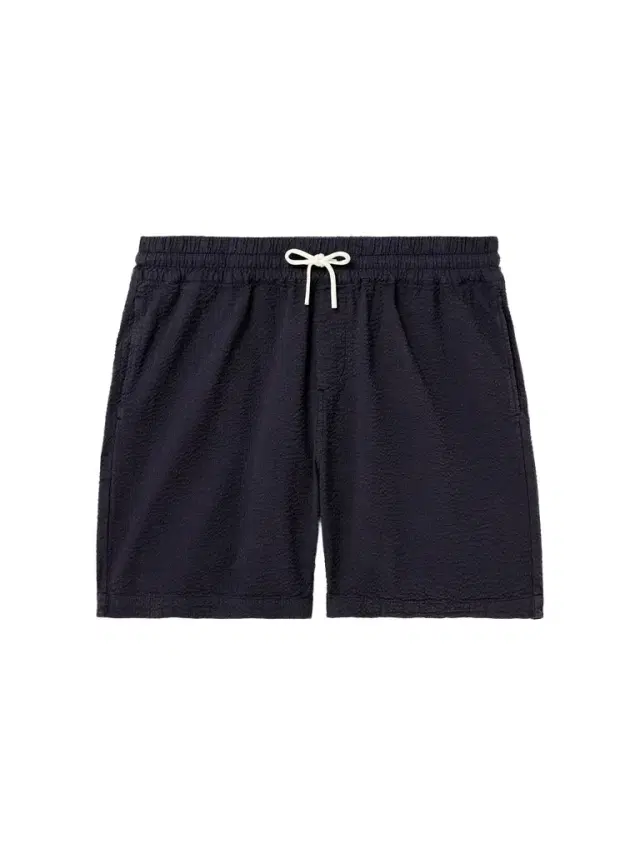 Portuguese Flannel Atlantico Straight-Leg Cotton-Seersucker Drawstring Shorts - Men