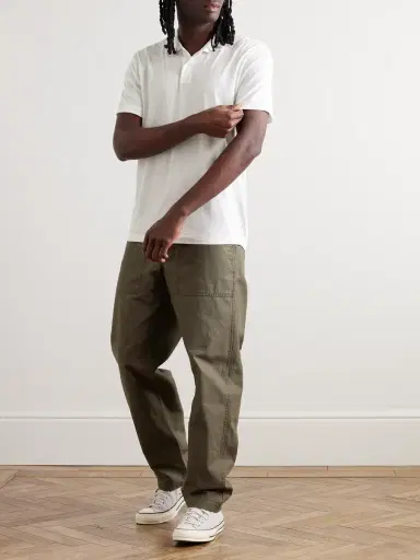 James Perse Cotton-Jersey Polo Shirt - Men | Thumbnail 2 James Perse Cotton-Jersey Polo Shirt - Men | Thumbnail 2