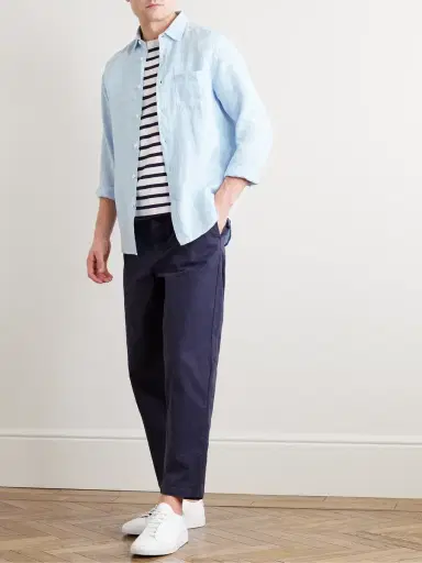 Portuguese Flannel Linen Shirt - Men | Thumbnail 2 Portuguese Flannel Linen Shirt - Men | Thumbnail 2