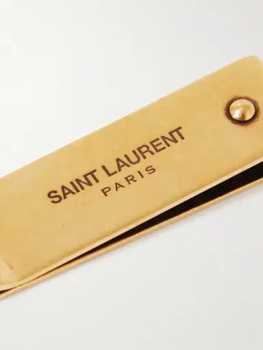 Saint Laurent Gold-Tone Money Clip - Men | Thumbnail 3 Saint Laurent Gold-Tone Money Clip - Men | Thumbnail 3