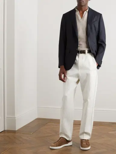 Zegna Wool-Blend Blazer - Men | Thumbnail 2