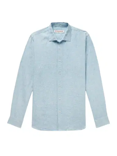 Orlebar Brown Giles Linen Shirt - Men | Thumbnail 1