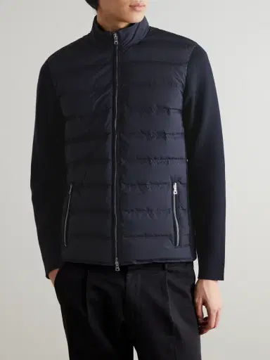 Orlebar Brown Wallace Quilted Shell and Merino Wool Down Jacket - Men | Thumbnail 3