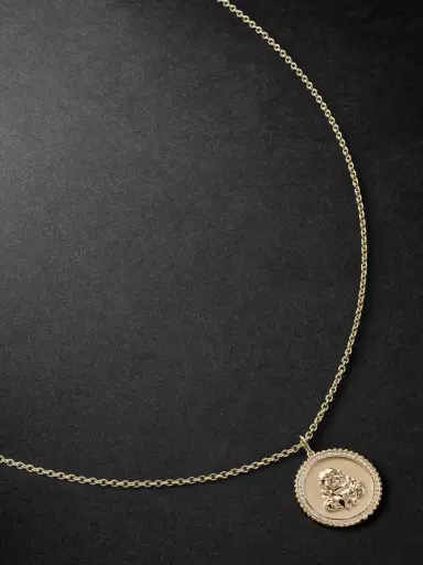 Sydney Evan Gold Diamond Pendant Necklace - Men | Thumbnail 1 Sydney Evan Gold Diamond Pendant Necklace - Men | Thumbnail 1