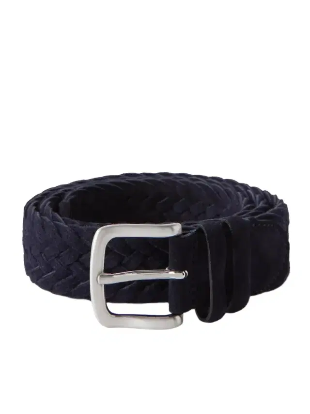 MR P. 3.5cm Woven Suede Belt - Men