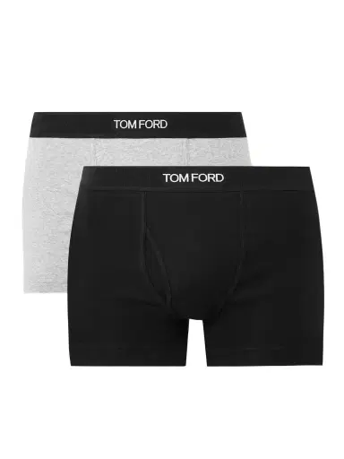 Tom Ford Two-Pack Stretch-Cotton Jersey Boxer Briefs - Men | Thumbnail 1 Tom Ford Two-Pack Stretch-Cotton Jersey Boxer Briefs - Men | Thumbnail 1