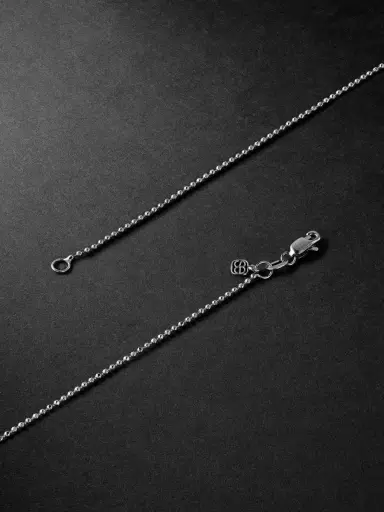 Sydney Evan Large Evil Eye White Gold Diamond Pendant Necklace - Men | Thumbnail 3 Sydney Evan Large Evil Eye White Gold Diamond Pendant Necklace - Men | Thumbnail 3