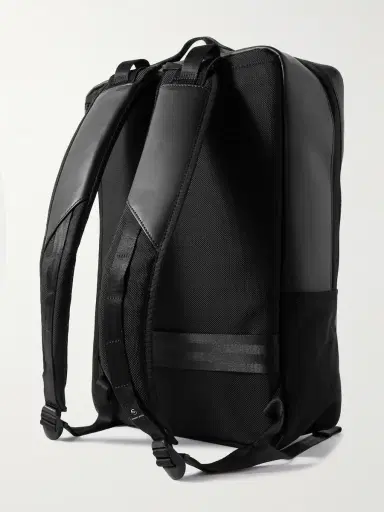 Master-Piece Slick Logo-Appliquéd CORDURA® Ballistic and Leather Backpack - Men | Thumbnail 3 Master-Piece Slick Logo-Appliquéd CORDURA® Ballistic and Leather Backpack - Men | Thumbnail 3