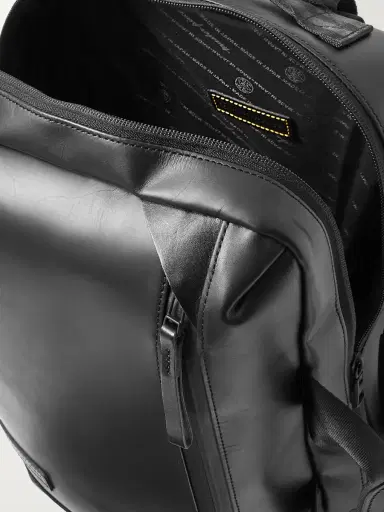 Master-Piece Slick Logo-Appliquéd CORDURA® Ballistic and Leather Backpack - Men | Thumbnail 5 Master-Piece Slick Logo-Appliquéd CORDURA® Ballistic and Leather Backpack - Men | Thumbnail 5