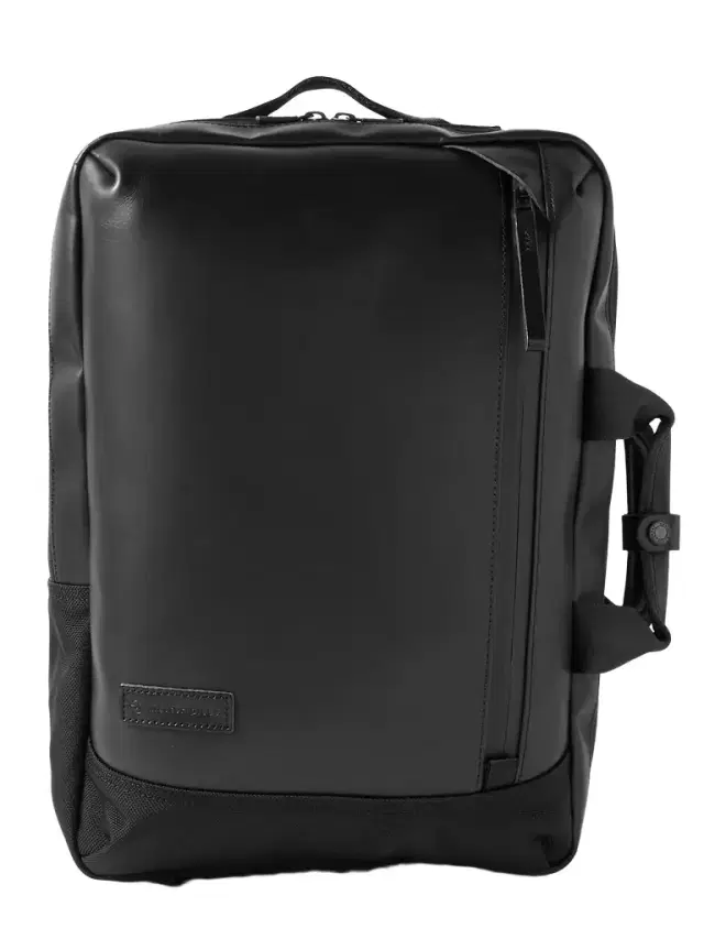 Master-Piece Slick Logo-Appliquéd CORDURA® Ballistic and Leather Backpack - Men