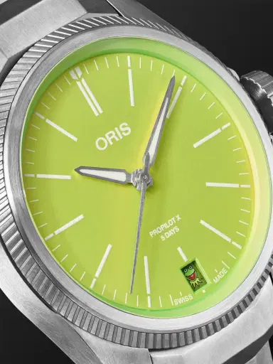 ORIS The Muppets ProPilot X Kermit Limited Edition Titanium Watch, Ref. 01 400 7778 7157-Set - Men | Thumbnail 4 ORIS The Muppets ProPilot X Kermit Limited Edition Titanium Watch, Ref. 01 400 7778 7157-Set - Men | Thumbnail 4