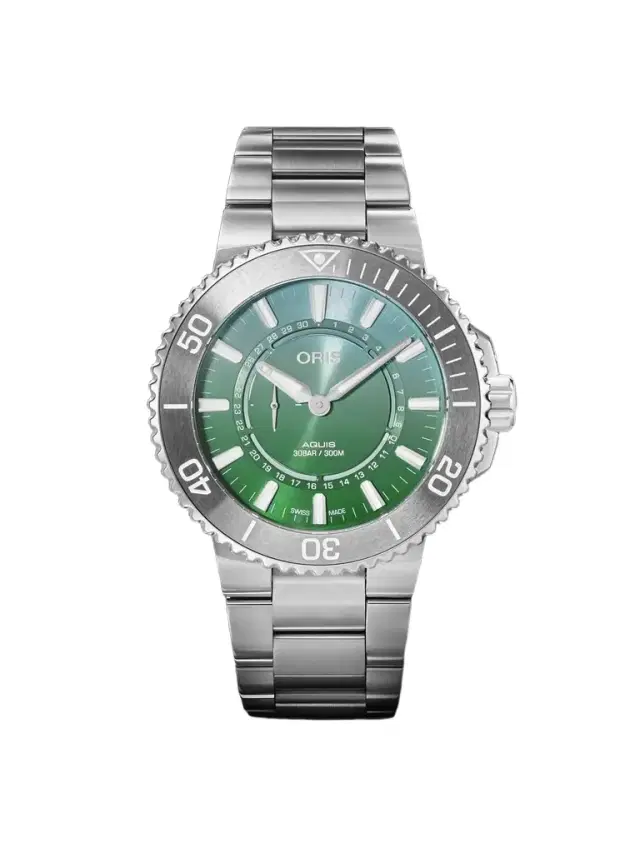 Aquis Dat Watt Limited Edition II Automatic Stainless Steel Watch, Ref. 01 743 7734 4197-Set - Men